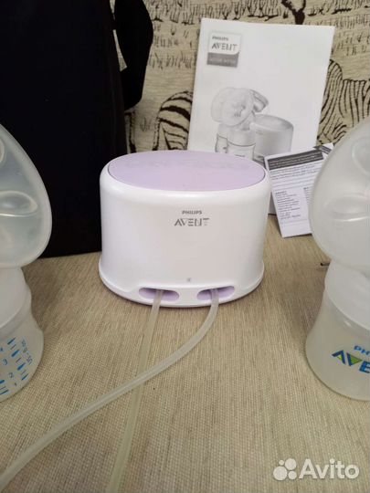 Молокоотсос avent электрический двойной