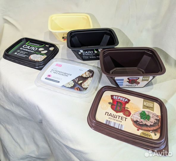 Баночка, лоток с крышкой