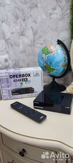 Спутник iptv Smart Android ресивер Openbox AS4K 2X