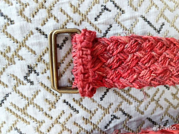 Ремень из конопли бохо новый