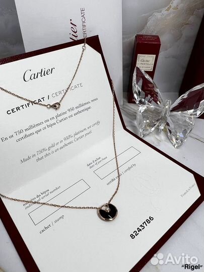 Колье Amullete de Cartier из розового золота 750 п