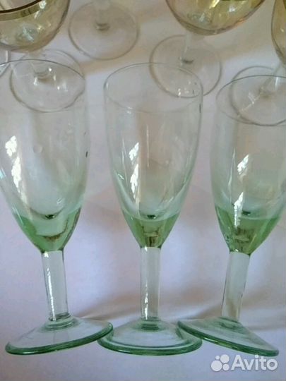 Подсвечник,штофы, фужеры СССР