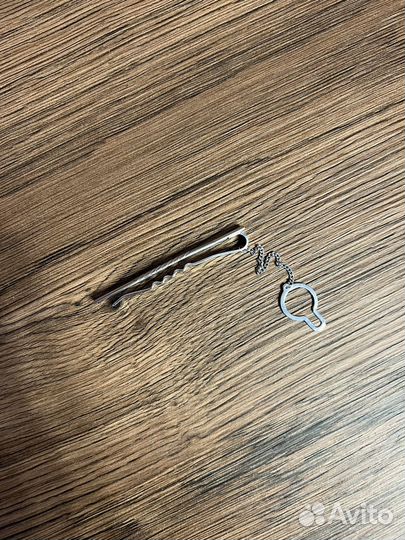 Зажим для галстука серебро