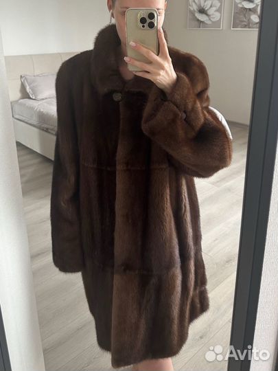 Новая норковая шуба 56 размер