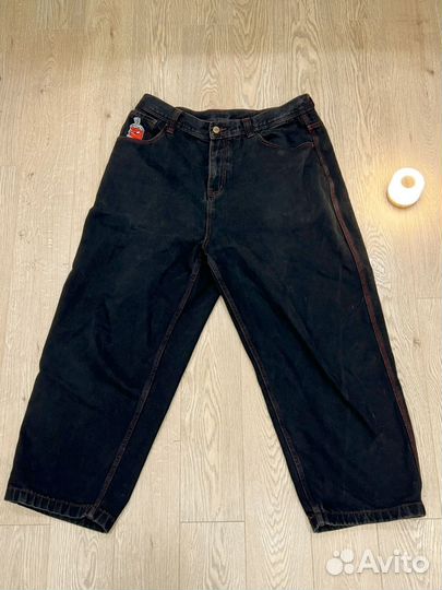 Джинсы широкие Beekt sk8