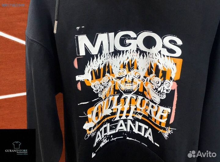 Уютное худи Gallery dept на теплом флисе