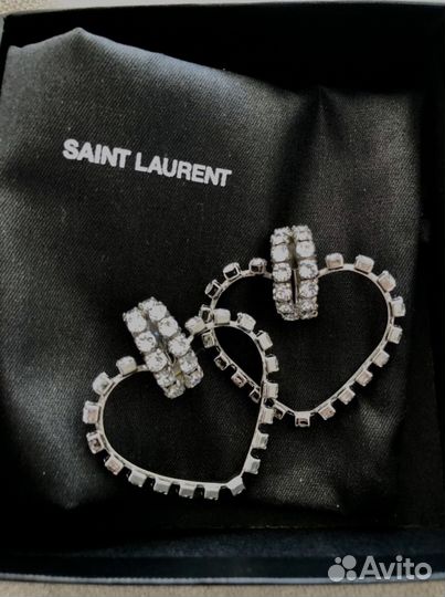 Клипсы Saint Laurent