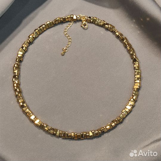 Колье чокер из натуральных камней