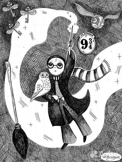 Нарисую арт, перса, тату или др + печать в подарок