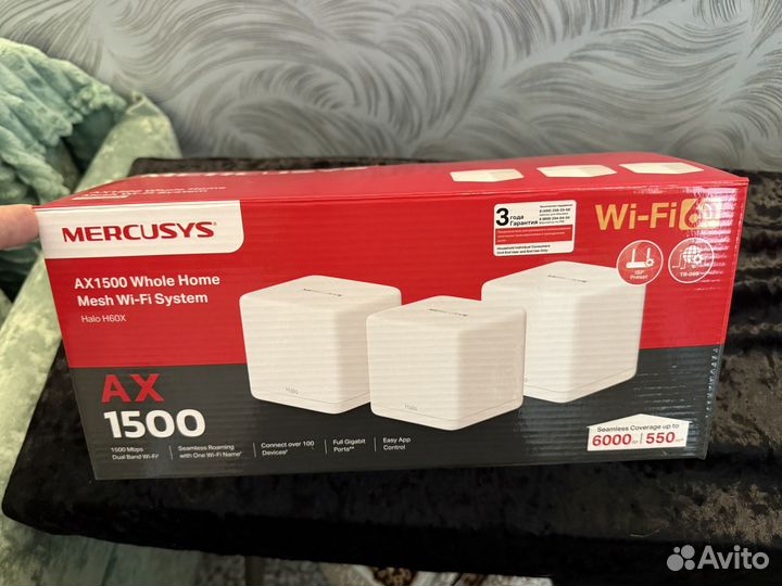 Mesh система mercusys halo H60X 3-pack