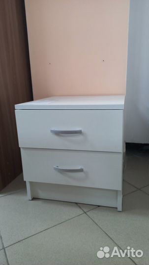 Тумба прикроватная белая Ронда