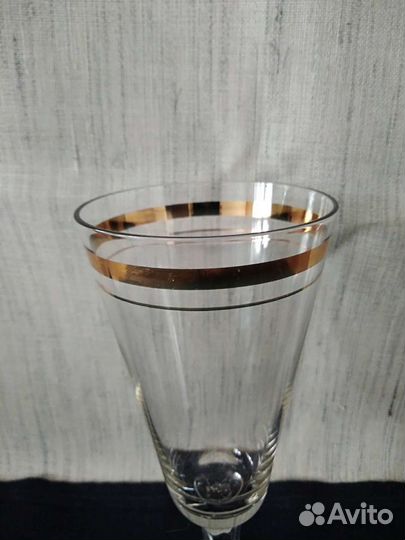 Фужеры цветное стекло Винтаж СССР