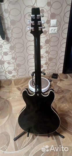 Полуакустическая электрогитара Aria TA- classic BK