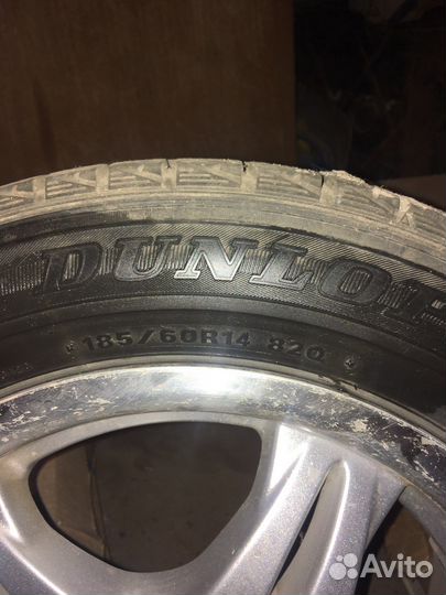 R14 Dunlop Graspic DS3 185/60, PCD 4x98 DIA 58.5