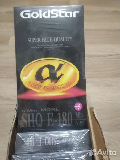 Видеокассеты vhs новые