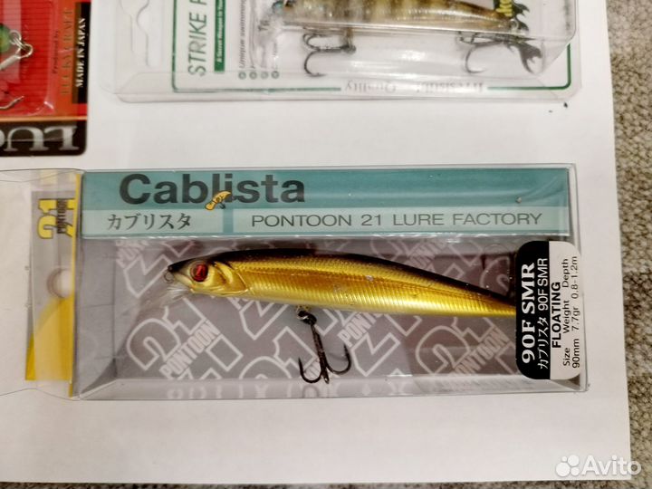 Воблеры Rapala Jackall Lucky Craft Tsuribito