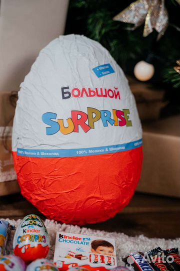 Огромное шоколадное яйцо