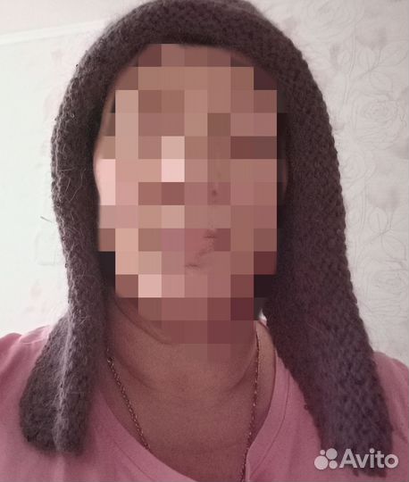 Шапка женская вязаная ручная работа