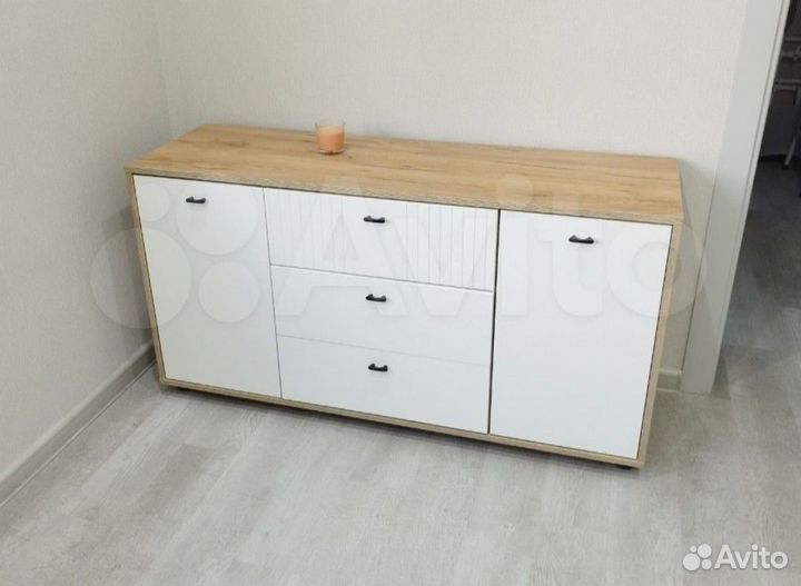 Комод новый 3 ящика Милан белый