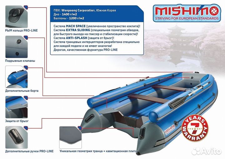 Лодка mishimo family lite DF 400