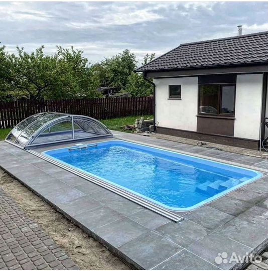Композитный бассейн для дачи