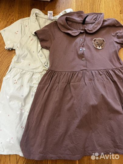 Вещи пакетом для девочки 104-110 zara, next