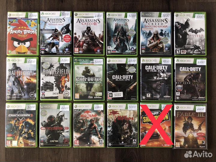 Игры Xbox 360 лицензия