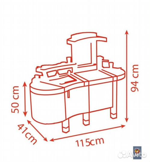 Кухня smoby tefal