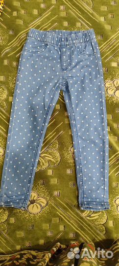 Джинсы для девочки 104