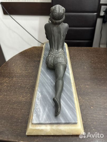 Статуэтка, шпиатр, мрамор, конец 19 века, Франция