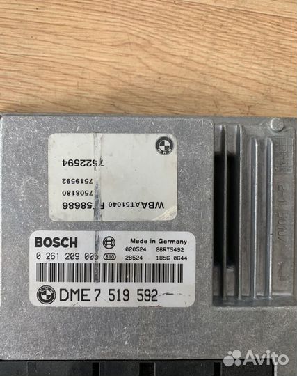 Bmw 3 e46 эбу блок управления двигателем