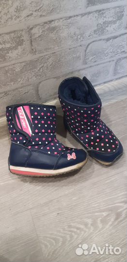 Дутики для девочки 23 размер