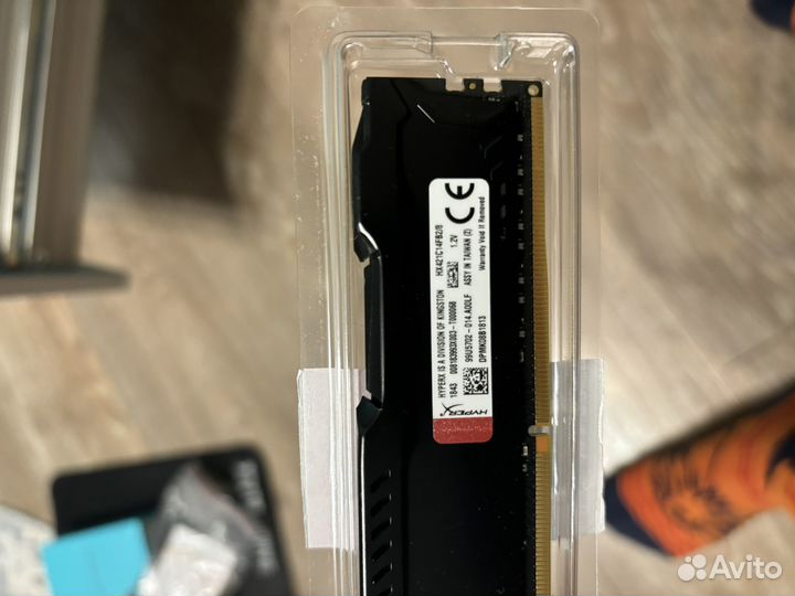 Оперативная память ddr4 8gb 2133 hyper x fury