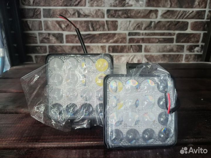 Фара дополнит. светодиодная квадрат
