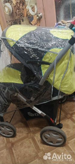 Чехол дождевик на прогулочную коляску новый
