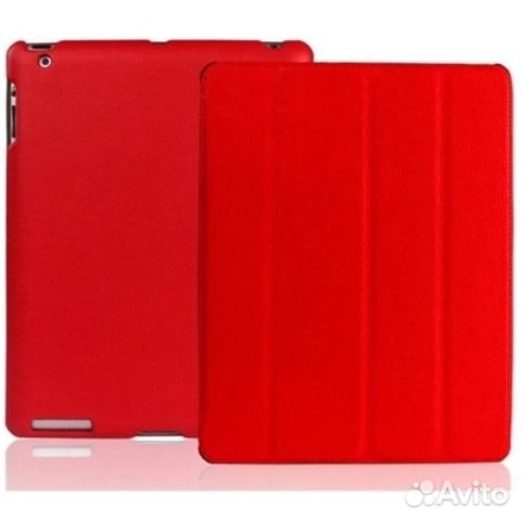 Чехол Jisoncase для iPad 4 3 2 цвет красный