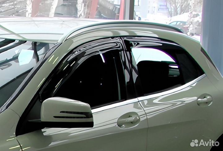 Дефлектор окон Lexus RX, 09-15, 4ч., темный