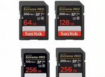 Карты памяти SD UHS-I V30 SanDisk 64/128/256 Gb