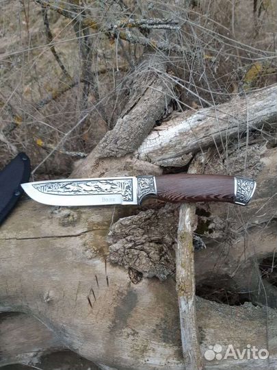 Нож охотничий Олень Волк