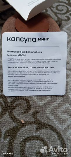 Умная колонка маруся