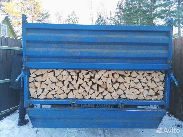 Дрова колотые березовые