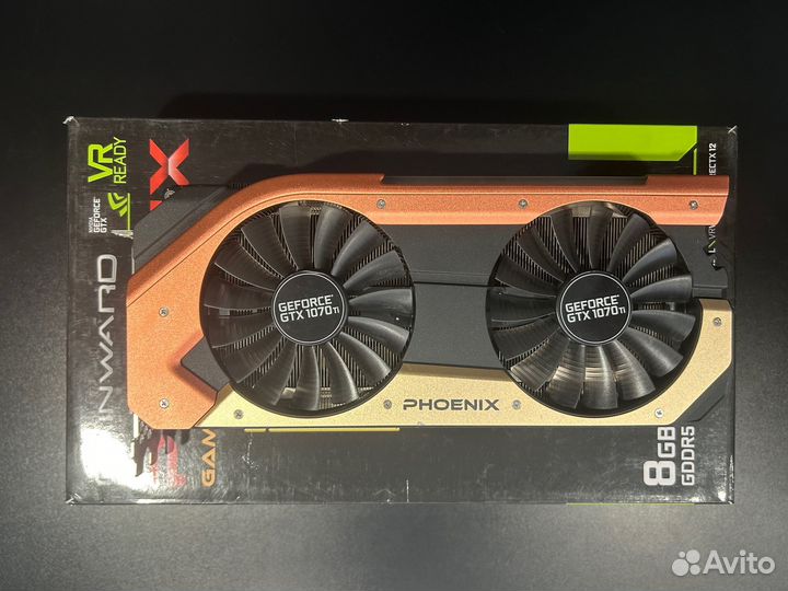 GeForce GTX 1070 Ti Gainward Phoenix 8 Gb
