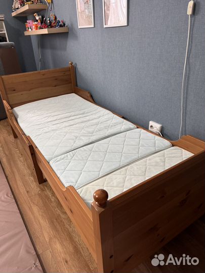 Детская кровать IKEA раздвижная