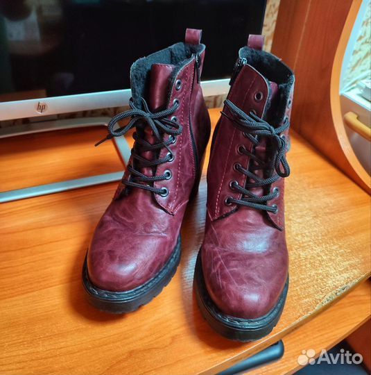 Ботильоны натуральная кожа зимние 39 размер