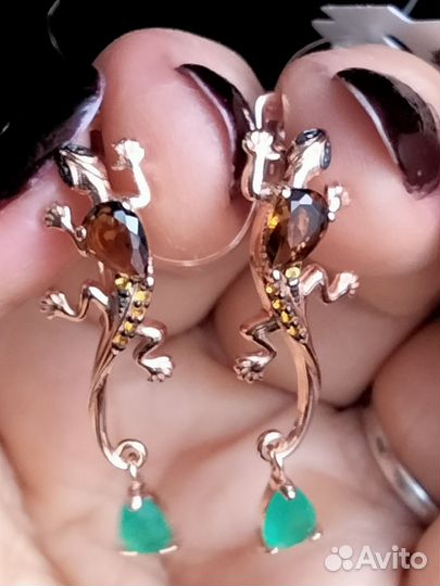 Серебряные серьги