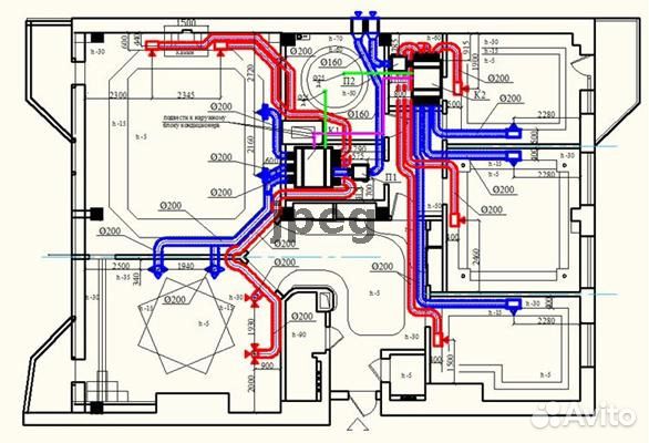 Проекты вентиляции, овик, вк, эом, ар, кр, другие