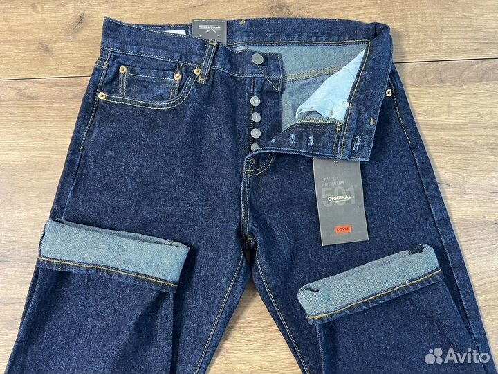 Levis 501 редкий индиго