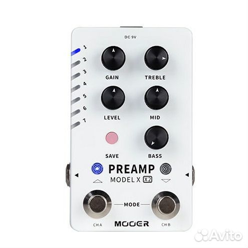 Гитарный предусилитель mooer Preamp Model X2
