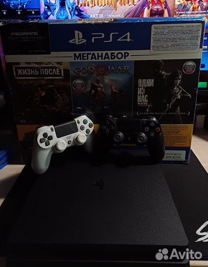 Sony playstation 4 PS4 slim 1tb с играми