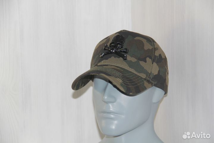 Борзая кепка с черепом, бейсболка Philipp plein